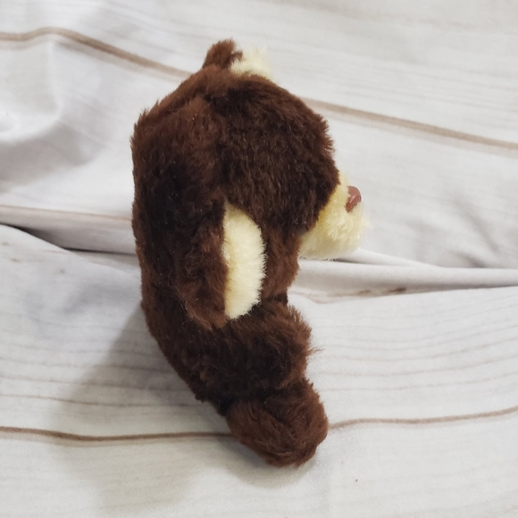 Vintage Animal Fair Brown Teddy Bear Stuffed Toy Mini 5 Inch 1981 - Picture 3 of 9